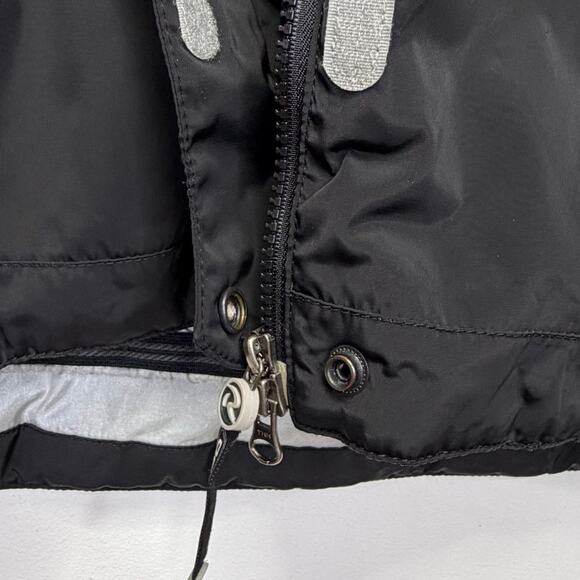 ROSSIGNOL Mens Ski Snowboard Jacket Black Insulated Waterproof Hooded Coat Large - Picture 8 of 16